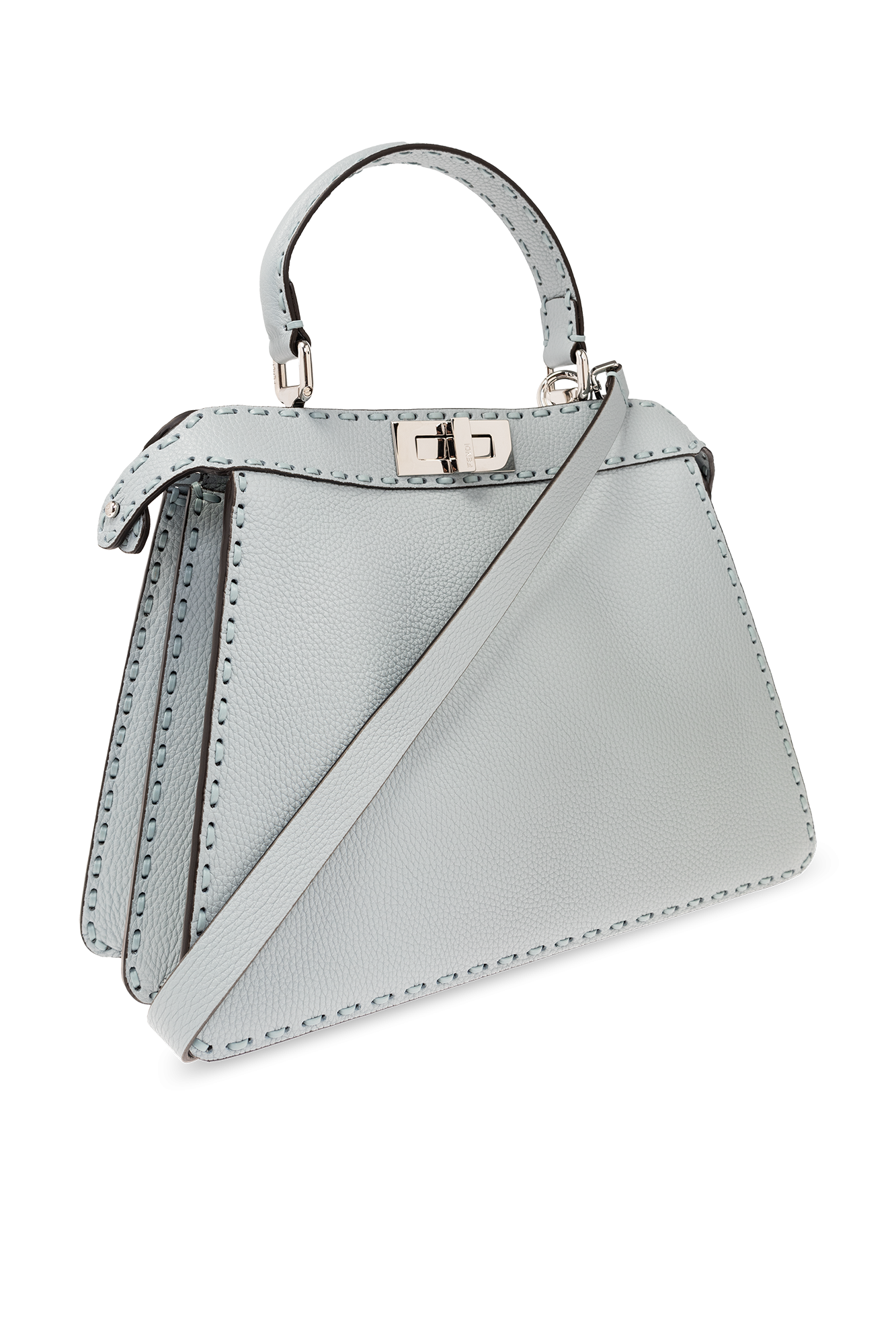 トートバッグ × ヴィンテージ(中古) Fendi Peekaboo Medium Bow White c13875fe_fendi_peekaboo_medium
